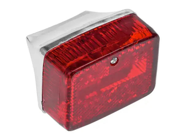 Rücklicht Chrom glänzend - rot